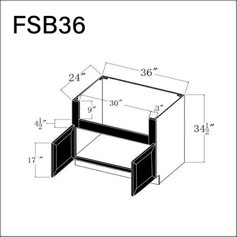 Black Shaker Farmer Sink Base Kitchen Cabinet 36 W X 34 5 H X 24 Apex Home Outlet