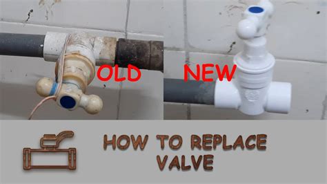 How To Replace Shut Off Pvc Valve Youtube