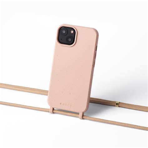 Sustainable Nude Case With Built In Rings And Cord Khaki Casey