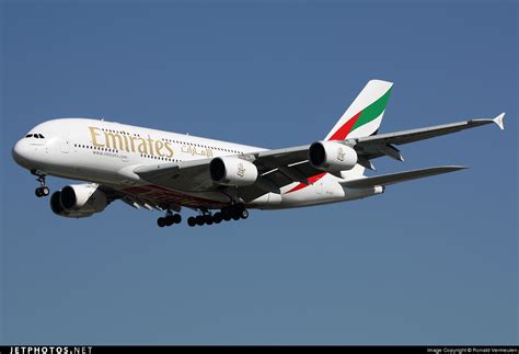 A6 Edt Airbus A380 861 Emirates Ronald Vermeulen Jetphotos