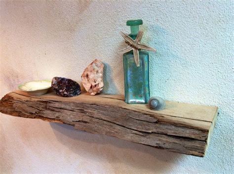 Floating Shelf Wood Driftwood Style Rustic By GoldenWhistlerWood