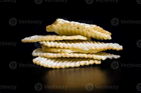 potato chips, close up 9418045 Stock Photo at Vecteezy