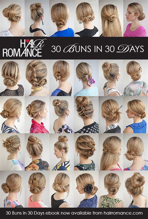 The 30 Buns in 30 Days Hairstyle ebook is here! - Hair Romance