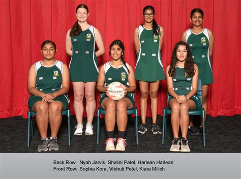 Netball Senior White 2021 Lynfield College Yearbook