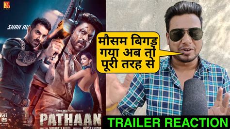 Pathaan Trailer Reaction Shahrukh Khan Deepika Padukone John Abraham