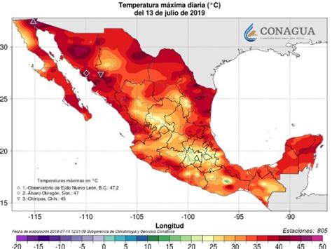 Temperaturas récord se registraron este año en México