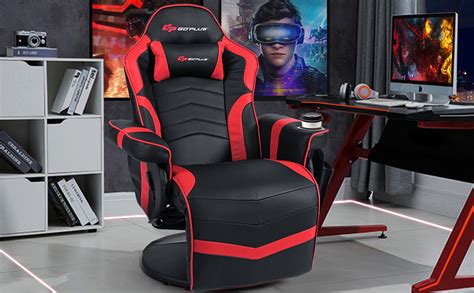 Powerstone Gaming Recliner Massage Gaming Chair With Footrest Ergonomic