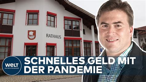 CORONA PANDEMIE CSU Bürgermeister aus dem Allgäu soll sich Millionen