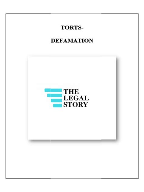 Defamation | PDF