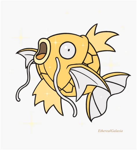 Shiny Magikarp Drawing, HD Png Download , Transparent Png Image - PNGitem