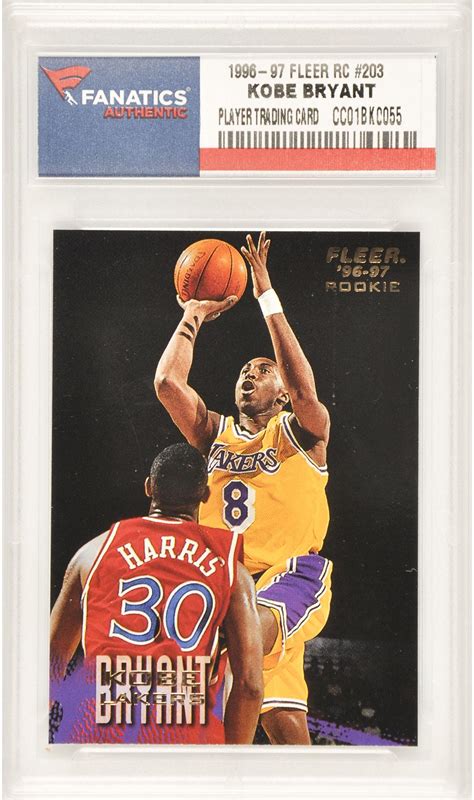 Kobe Bryant Basketball Slabbed Rookie Cards