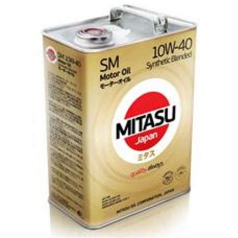 Моторные масла Mitasu Mitasu Motor Oil SM 10w-40 купить Киев, подбор ...