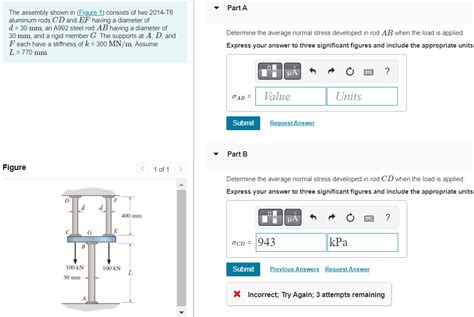 Solved The Assembly Shown In Figure Consists Of Two Chegg