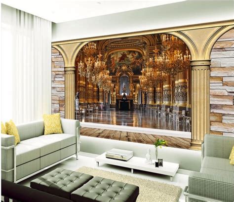 Интерьер зала с фотообоями фото: Фотообои (гостиная) – фото, идеи ...