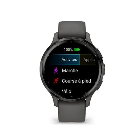 Montre Connectée Mixte Garmin VENU 3S 010 02785 00 Bracelet