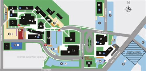 Evcc Campus Map - World Map Gray