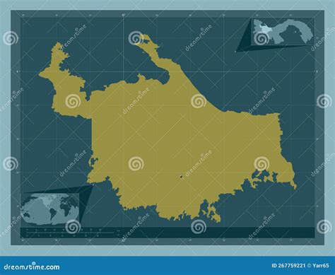 Ngobe Bugle Panama Solid Capital Stock Illustration Illustration