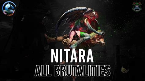 Mortal Kombat 1 NITARA Brutality All Brutalities 1440p 60FPS