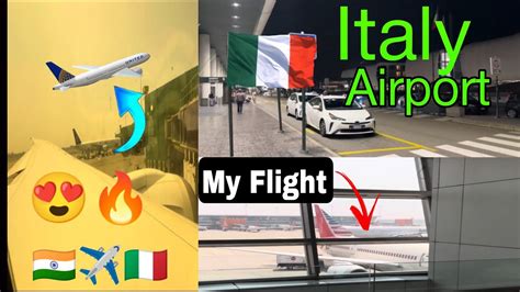 Finally Ham Italy Land Hoo Gya First Time Sit In Aeroplane