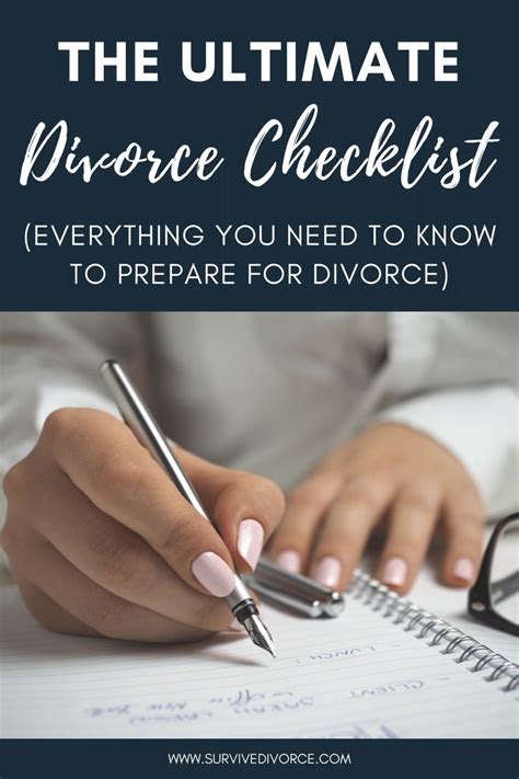 The Ultimate Divorce Checklist For 2019 How To Prepare Survive