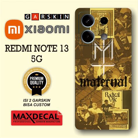 Jual Arcskin Pcs Redmi Note G Garskin Stiker Isi Premium