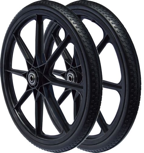 Sherpa 20 X 2 125 Flat Free Wheel For Rubbermaid Cart 2 Pack Amazon