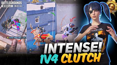 Omg Most Intense 1v4 Clutches 🔥 Bgmi Gameplay 🔱 Youtube