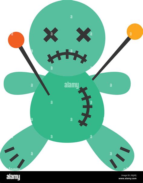 Voodoo Doll Vector Icon Stock Vector Image And Art Alamy