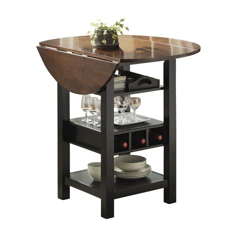 Dining Table With Storage Ridgewood Kitchen Cart Counter Height Wood Construction Storage