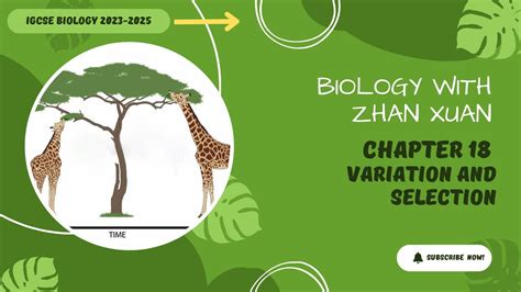 Igcse Biology Chapter Variation And Selection Youtube