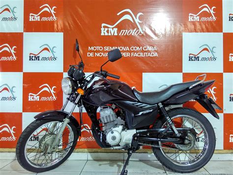 Honda Cg Fan Ks Roxa Km Motos Sua Loja De Motos Seminovas