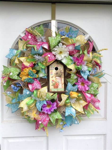 Birdhouse Wreath Made By Debbie Stiles Snyder How To Make Wreaths