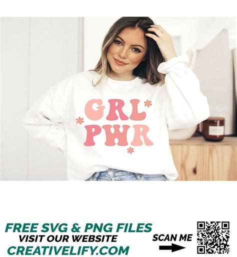 Grl Pwr Svg Girl Power Svg Mental Health Svg Strong Woman Inspire