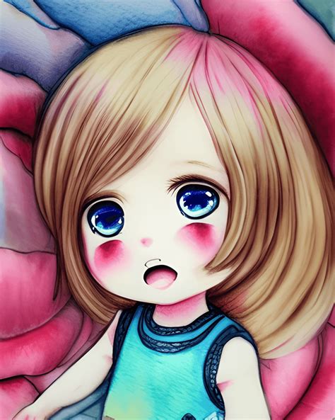 Precious Moments Kawaii Chibi Illustration Creative Fabrica