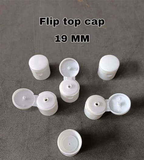 PP White 19 Mm Flip Top Cap For Sanitizer At 95 Piece In Ahmedabad