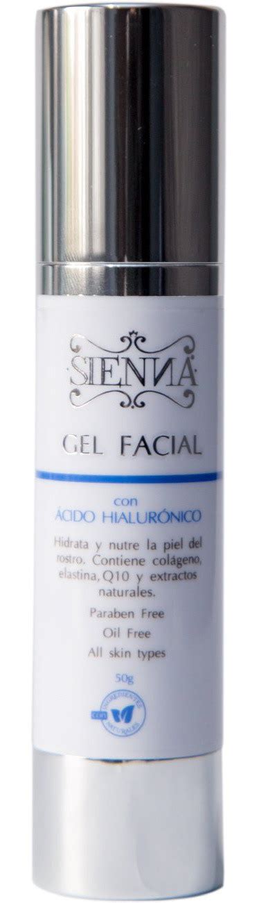 Full ingredients list SIENNA Gel Facial Con Ácido Hialurónico