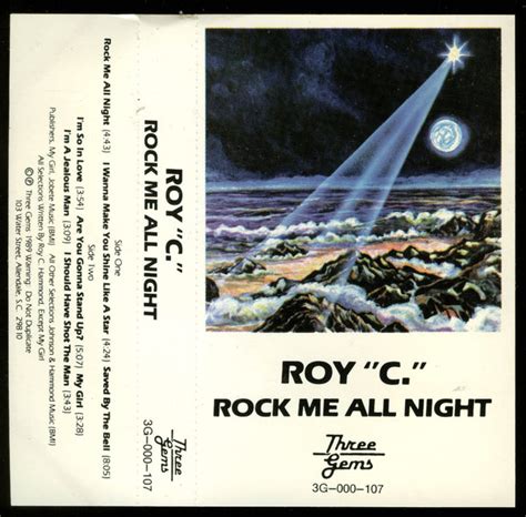 Roy C Hammond Rock Me All Night 1989 Cassette Discogs