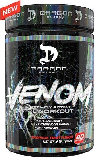 Pré treino Venom Dragon Pharma por R 100 FUNCIONANDO 2019 Importe