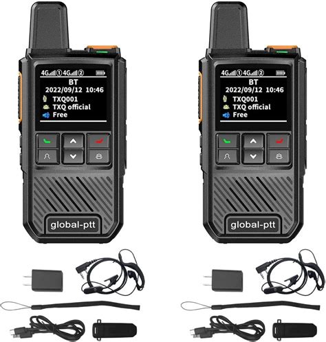 Wurui TXQ Global Ptt 4G LTE Walkie Talkies G1 Professional Poc Pair