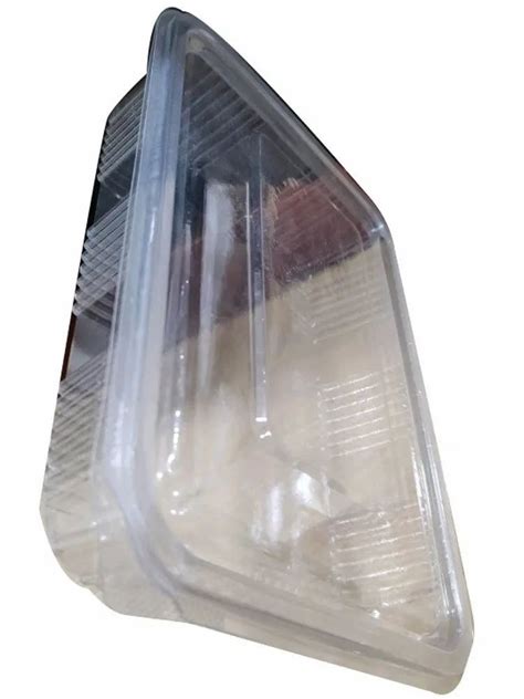 Rectangular Plain Disposable Plastic Sweet Packaging Box Size X