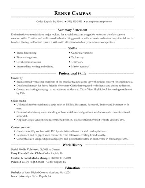 resume   experience samples tips