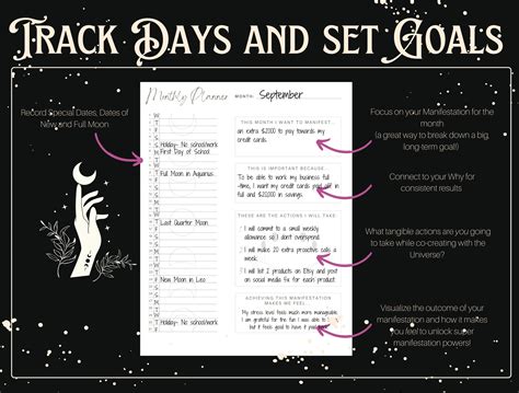 Moon Cycle Planner-printable PDF - Etsy Canada