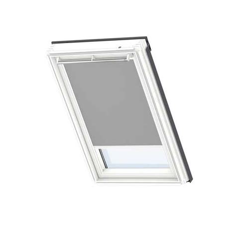 Velux Manual Blackout Blind White Line Dkl Uk04 0705swl Grey Roofing Superstore®