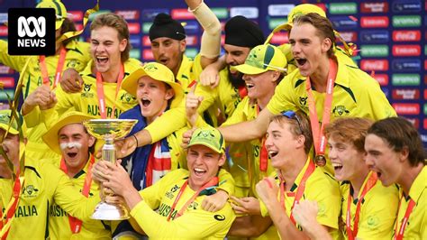 Australian Under 19s cricket team beat India to win World Cup - ABC News