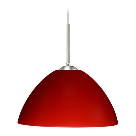 Besa Lighting Tessa Satin Nickel LED Pendant Light At Destination