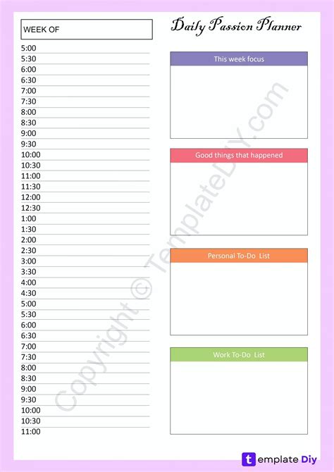 A Daily Passion Planner Is A Goal Based Planner That Helps In Keeping Or Listing Down Your Goals