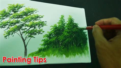 Acrylic Tree Painting Techniques