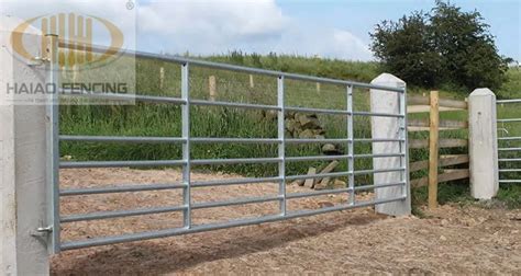 Welded Mesh Farm Gates Wire Filled Tube 12 Foot Hot Dipped Galvanized