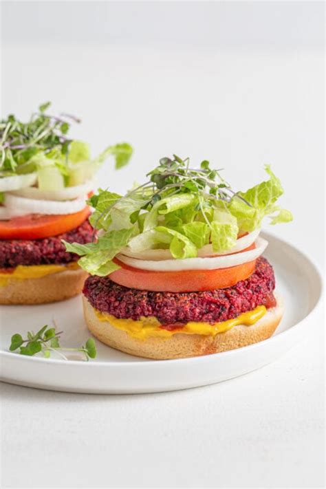 Easy Vegan Beet Burger Recipe Running On Real Food