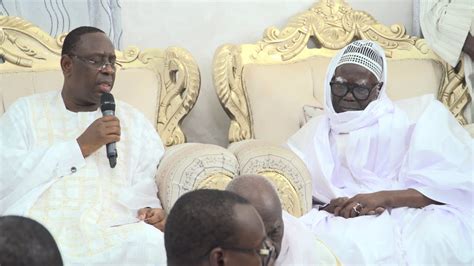 Discours Du Pr Sident De La R Publique Macky Sall A Touba Chez Le